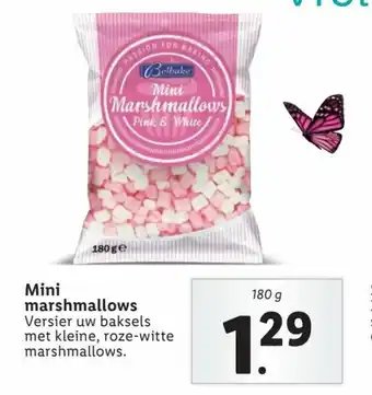 Lidl Mini marshmallows 180g aanbieding