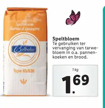 Lidl Speltbloem 1kg aanbieding