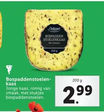 Lidl Bospaddenstoelenkaas 200g aanbieding