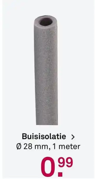 Karwei Buisisolatie 28mm, 1 meter aanbieding