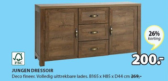 Jysk JUNGEN DRESSOIR aanbieding