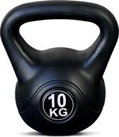 Bol.com Kettlebell 10 kg voor binnen en buiten Zwart aanbieding
