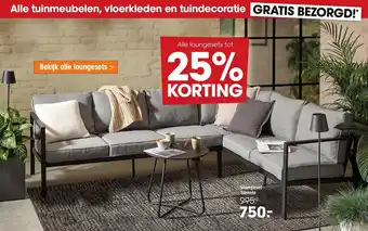 Kwantum Loungeset Tarante aanbieding