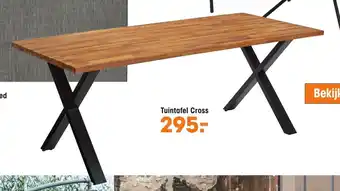 Kwantum Tuintafel Cross aanbieding