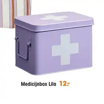 Kwantum Medicijnbox Lila aanbieding