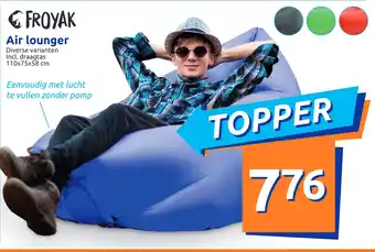 Action Air lounger aanbieding