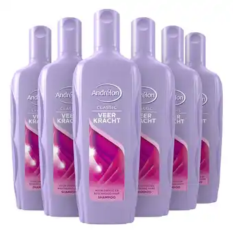 Wehkamp Andrelon AndrelonClassic Veerkracht shampoo - 6 x 300 ml - voordeelverpakking aanbieding