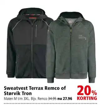 Welkoop Sweatvest terrax remco of størvik tron aanbieding