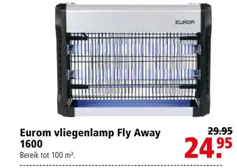 Welkoop Eurom vliegenlamp fly away 1600 aanbieding