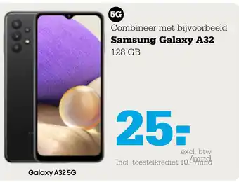 Telecombinatie Samsung galaxy A32 aanbieding