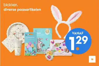 Blokker Aankondiging Pasen aanbieding