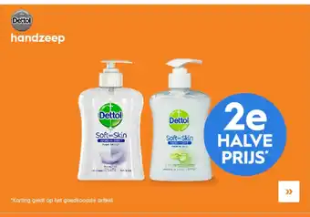 Blokker Dettol hanzeep 2e halve prijs aanbieding