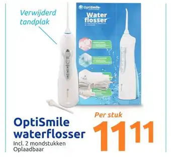 Action OptiSmile waterflosser aanbieding