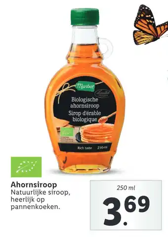 Lidl Ahornsiroop Natuurlijke siroop, heerlijk op pannenkoeken. aanbieding