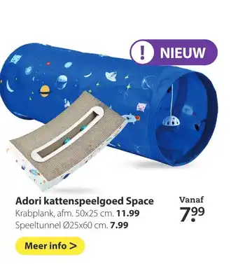 Pets Place Adori kattenspeelgoed space aanbieding