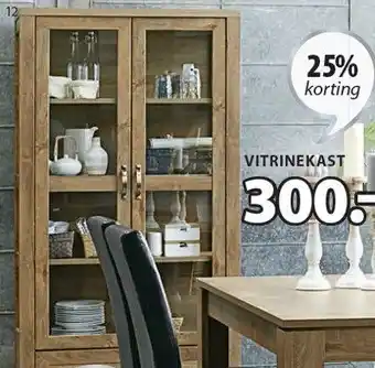 Jysk Vitrinekast aanbieding