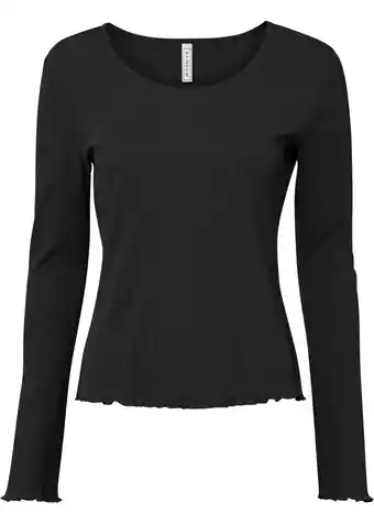 bonprix Longsleeve met trompetmouwen aanbieding