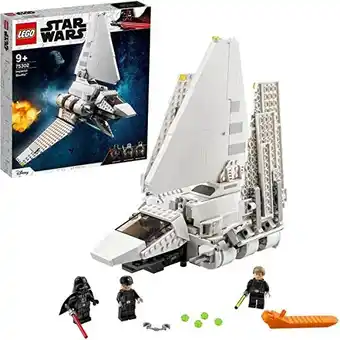 Amazon LEGO 75302 Star Wars Imperial Shuttle Set met Luke Skywalker en Darth Vader Poppetjes, ... aanbieding