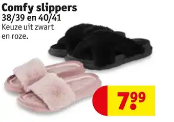 Kruidvat Comfy slippers aanbieding