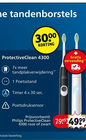 Kruidvat Philips sonicare elektrische tandenborstels aanbieding