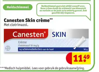 Kruidvat Canesten skin crème aanbieding