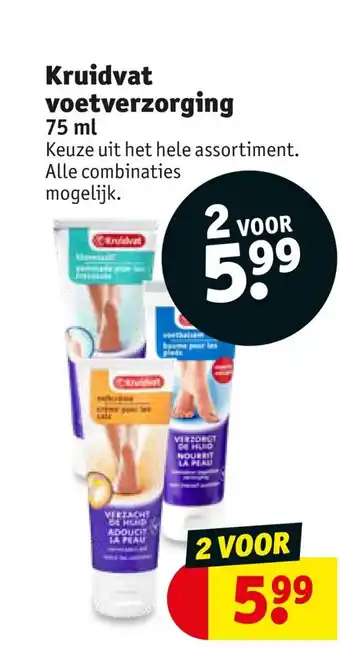 Kruidvat Voetverzorging 75 ml aanbieding