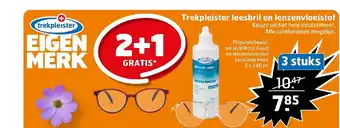 Trekpleister Leesbril en lenzenvloeistof aanbieding