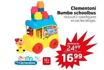 Trekpleister Clementoni Bumba schoolbus aanbieding