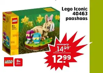 Trekpleister Lego Iconic 40463 paashaas aanbieding