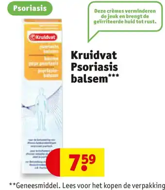 Kruidvat Psoriasis balsem aanbieding