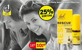 Kruidvat Keuze uit het hele assortiment rescue aanbieding