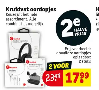 Kruidvat Oordopjes aanbieding