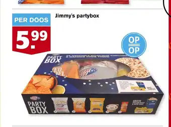 Hoogvliet Jimmy's partybox per doos aanbieding