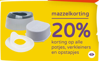Prenatal Op alle potjes, verkleiners en opstapjes aanbieding