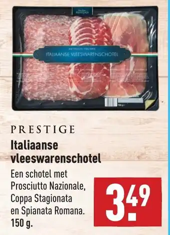 ALDI Italiaanse vleeswarenschotel 150g aanbieding