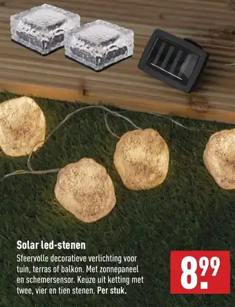 ALDI Solar led-stenen aanbieding