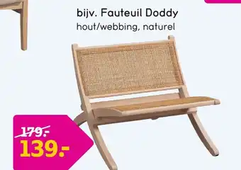 Leen Bakker Fauteuil doddy aanbieding