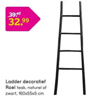 Leen Bakker Ladder decoratief roel aanbieding