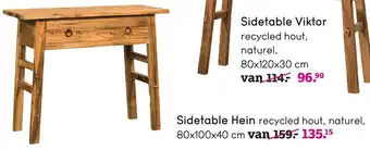 Leen Bakker Sidetable hein 80 x 100 x 40cm aanbieding