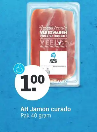 Albert Heijn AH Jamon curado aanbieding