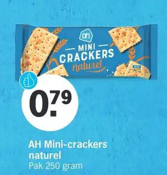 Albert Heijn AH Mini-crackers naturel aanbieding