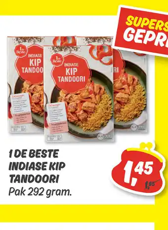 Dekamarkt 1 de beste indiase kip tandoori pak 292 gram aanbieding