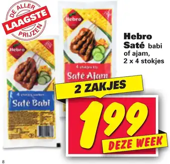 Nettorama Hebro Sate aanbieding