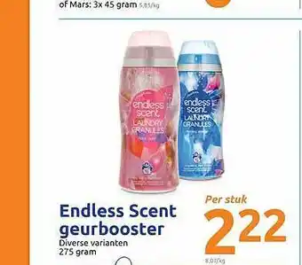 Action Endless scent geurbooster 275 gram aanbieding