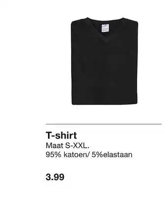 Zeeman T-shirt maat s-xxl aanbieding