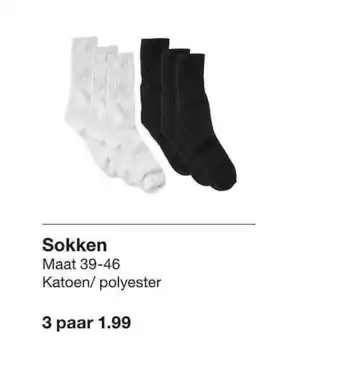 Zeeman Sokken aanbieding