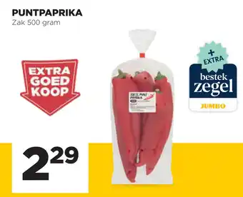 Jumbo Puntpaprika 500 gram aanbieding