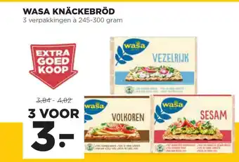 Jumbo Wasa knäckebröd aanbieding