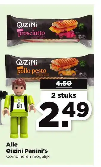 PLUS Alle qizini panini's aanbieding