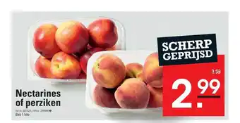 Sligro Nectarines of perziken aanbieding